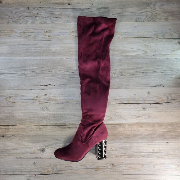 Carlos by Carlos Santana Quantum Over-the-Knee Boots Sz 7.5M - Picture 2 of 13